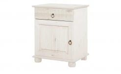 Nachtkommode Bornholm | Kiefer Weiß