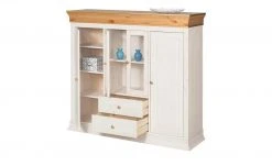 Highboard Bornholm |  Kiefer Weiß / Kiefer antikfarben -Kommode & Sideboards Verkäufe 10239605 1 201811271457