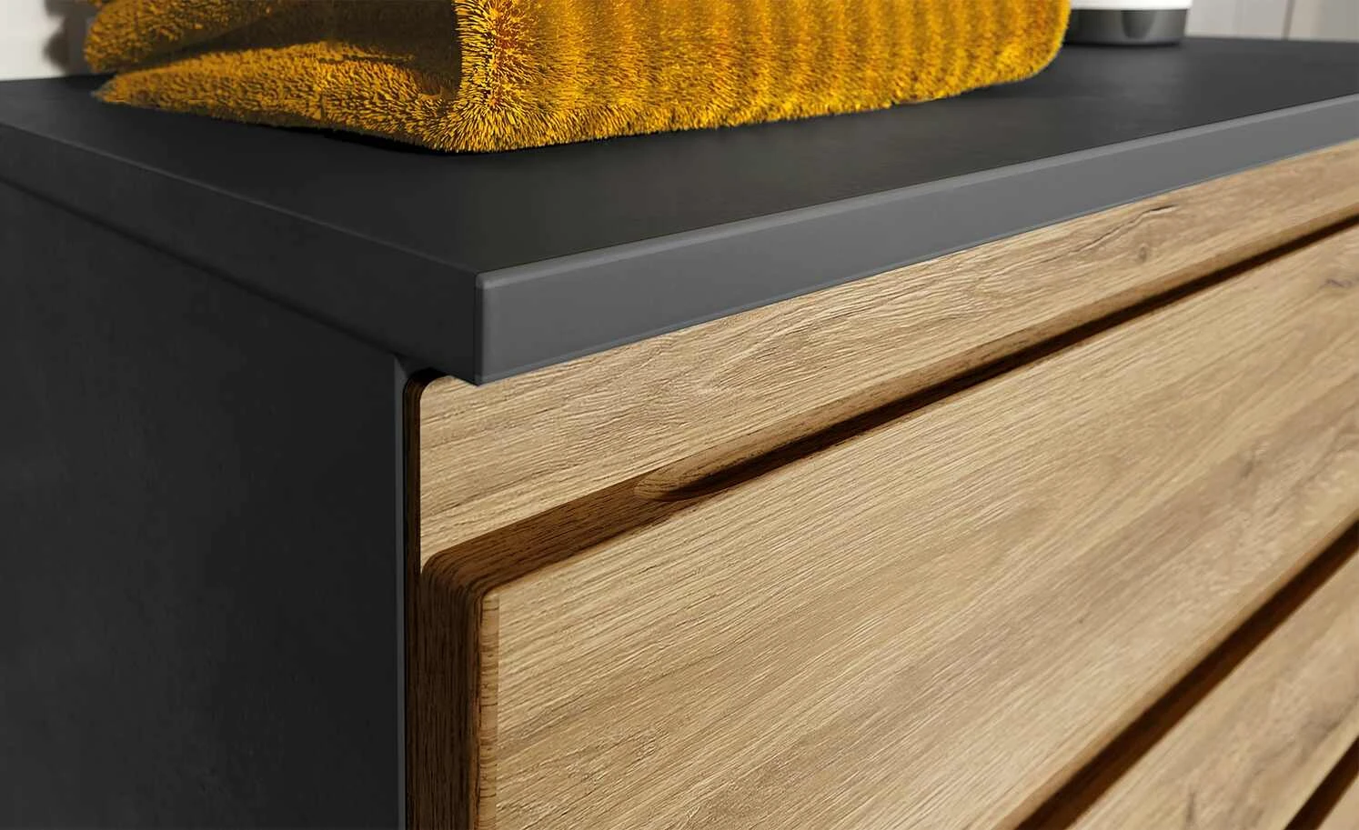 Kommode Seddiner See | Graphitgrau / Grandson Eiche (Nachbildung) 6 Kommode Seddiner See | Graphitgrau / Grandson Eiche (Nachbildung) – Bild 6