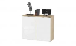 meinSchrank Kommode One 710 | Weißglas Sonoma-Eiche (Nachbildung) -Kommode & Sideboards Verkäufe 11136368 2 202112231310