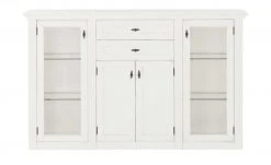 maison bleue Highboard Petit Chalet | Vintage Weiß mit Glastüren -Kommode & Sideboards Verkäufe 11203699 2 202206231234