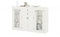 maison bleue Highboard Petit Chalet | Vintage Weiß mit Glastüren -Kommode & Sideboards Verkäufe 11203699 3 202206231234