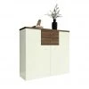 now! by hülsta Highboard hülsta now! time | Kernnussbaum / Weiß