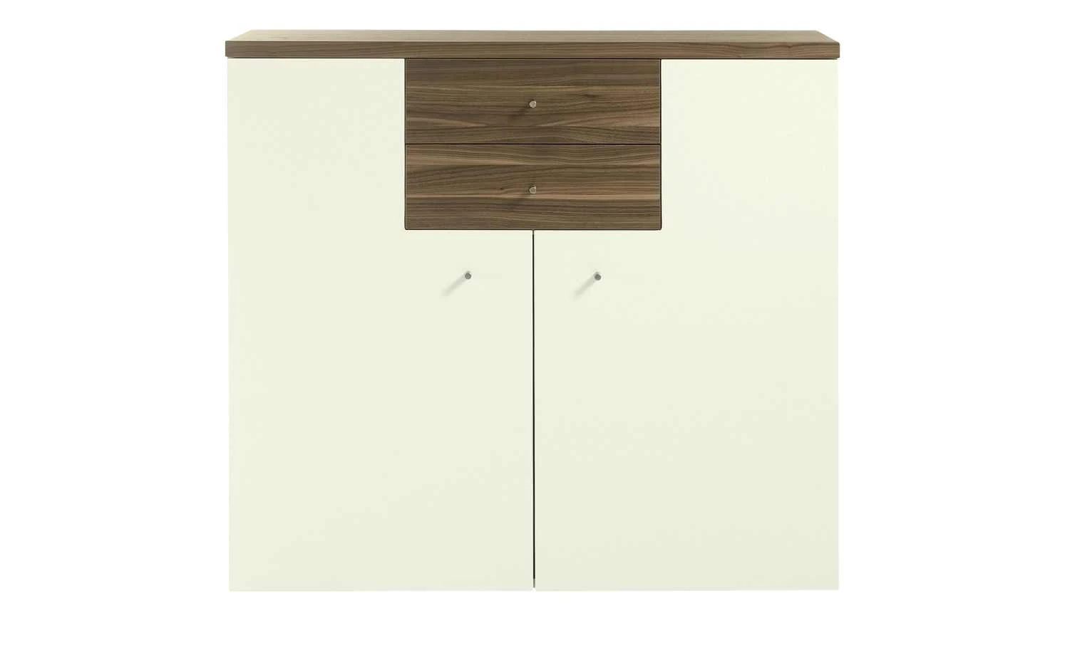 now! by hülsta Highboard hülsta now! time | Kernnussbaum / Weiß 4 now! by hülsta Highboard hülsta now! time | Kernnussbaum / Weiß – Bild 4