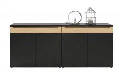 now! by hülsta Sideboard now! touch | Schwarz / Samteiche Natur (Nachbildung) -Kommode & Sideboards Verkäufe 11229337 4 202203222233