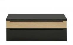 now! by hülsta Lowboard now! touch | Schwarz / Samteiche Natur (Nachbildung) -Kommode & Sideboards Verkäufe 11229812 3 202203221234