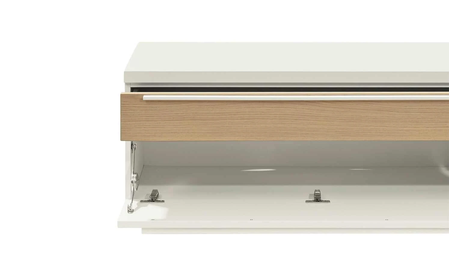 now! by hülsta Lowboard now! touch | Reinweiß / Samteiche Natur (Nachbildung) 5 now! by hülsta Lowboard now! touch | Reinweiß / Samteiche Natur (Nachbildung) – Bild 5