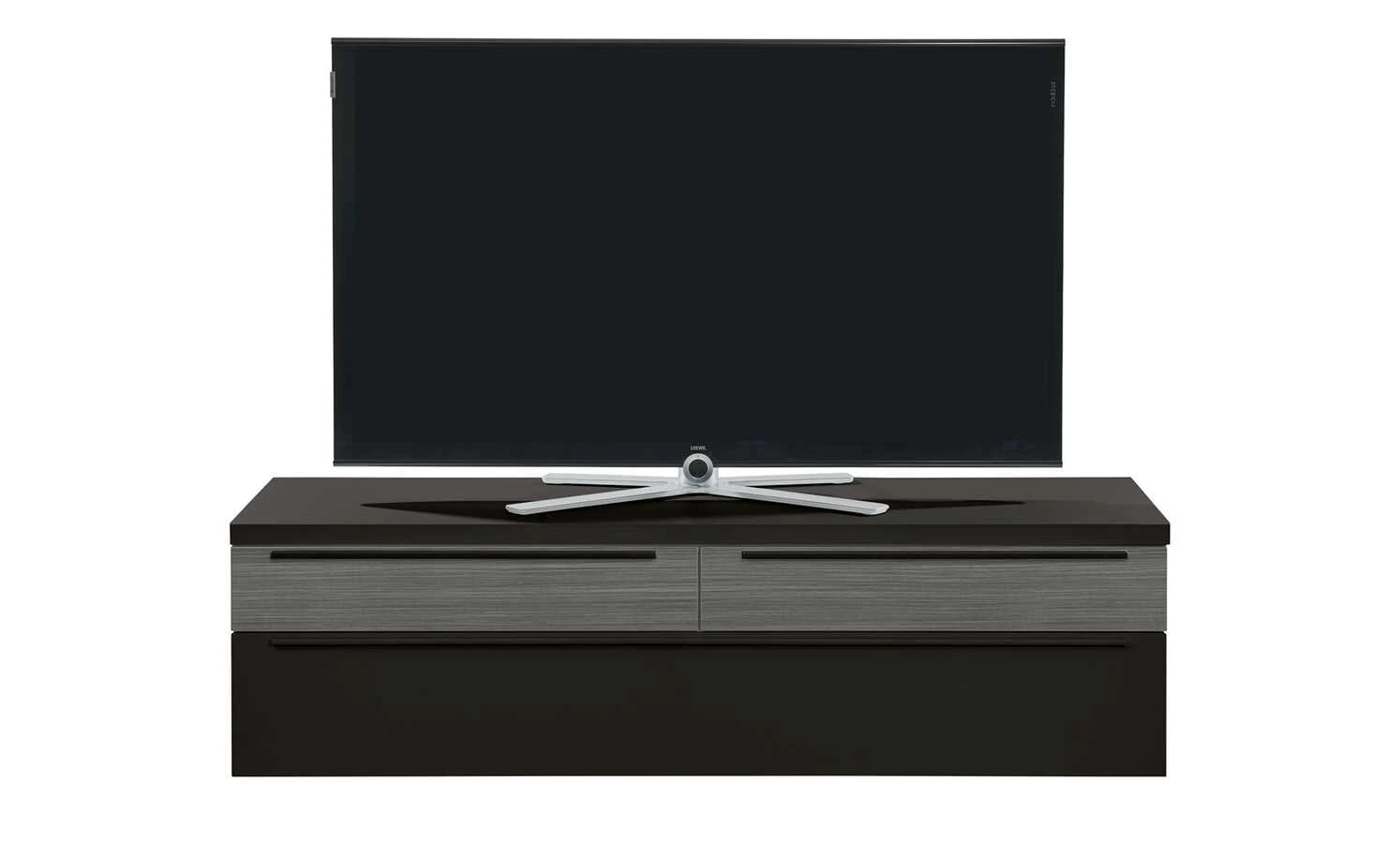 now! by hülsta Lowboard now! touch | Schwarz / Samteiche Grau (Nachbildung) 4 now! by hülsta Lowboard now! touch | Schwarz / Samteiche Grau (Nachbildung) – Bild 4