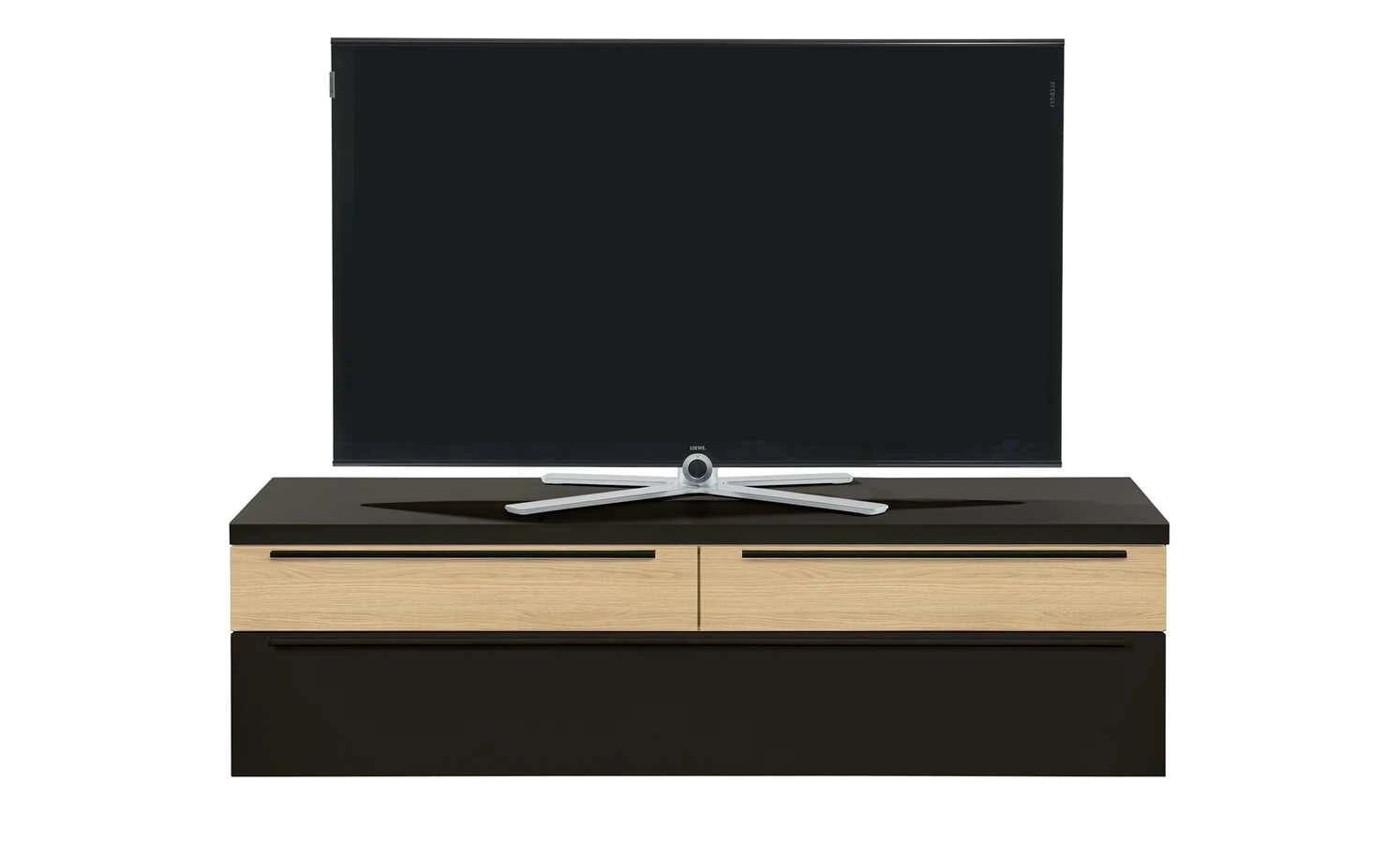 now! by hülsta Lowboard now! touch | Schwarz / Samteiche Natur (Nachbildung) 3 now! by hülsta Lowboard now! touch | Schwarz / Samteiche Natur (Nachbildung) – Bild 3