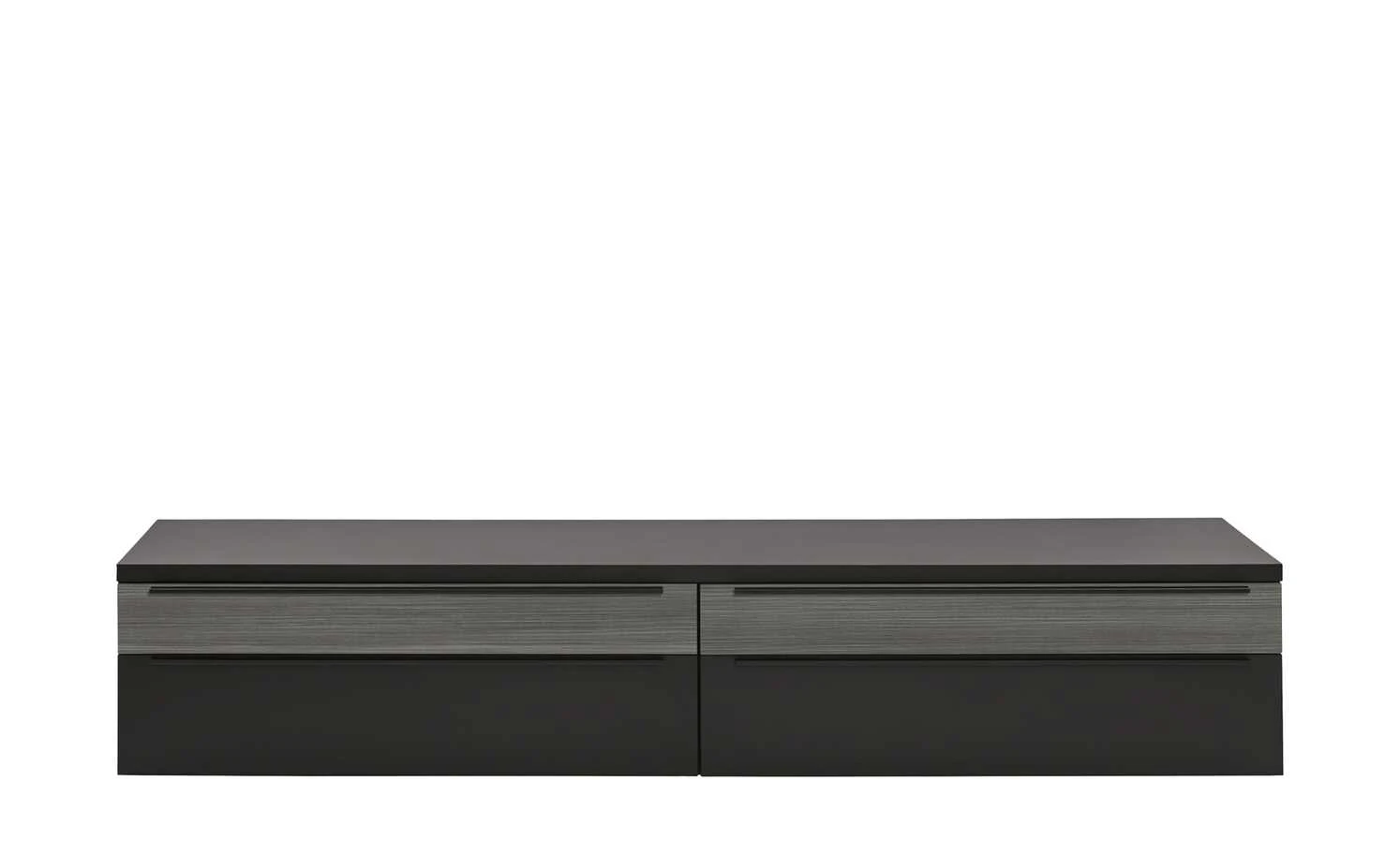 now! by hülsta Lowboard now! touch | Schwarz / Samteiche Grau (Nachbildung) 3 now! by hülsta Lowboard now! touch | Schwarz / Samteiche Grau (Nachbildung) – Bild 3