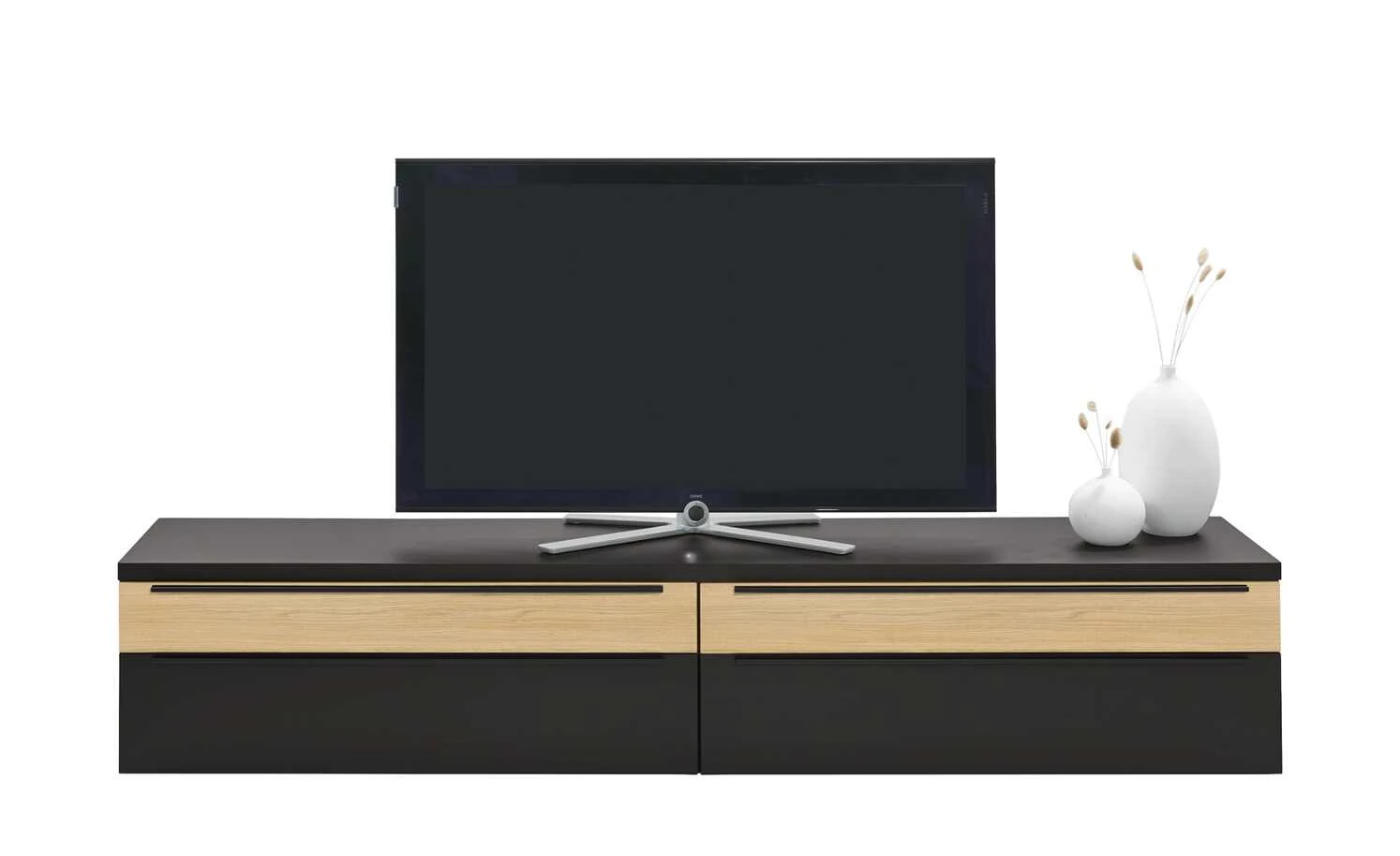 now! by hülsta Lowboard now! touch | Schwarz / Samteiche Natur (Nachbildung) 3 now! by hülsta Lowboard now! touch | Schwarz / Samteiche Natur (Nachbildung) – Bild 3