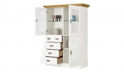 maison bleue Highboard Florian | Weiß / laugenfarben Türen mit Glaseinsatz -Kommode & Sideboards Verkäufe 11239820 1 202108130002