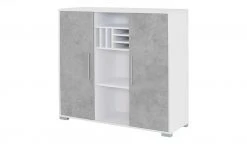 Sideboard mit 2 Schiebetüren Success | Weiß Steingrau -Kommode & Sideboards Verkäufe 11350027 1 202010102126