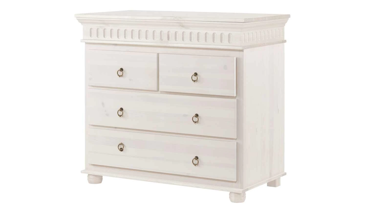 Kommode Bornholm | Kiefer Weiß 1 Kommode Bornholm | Kiefer Weiß