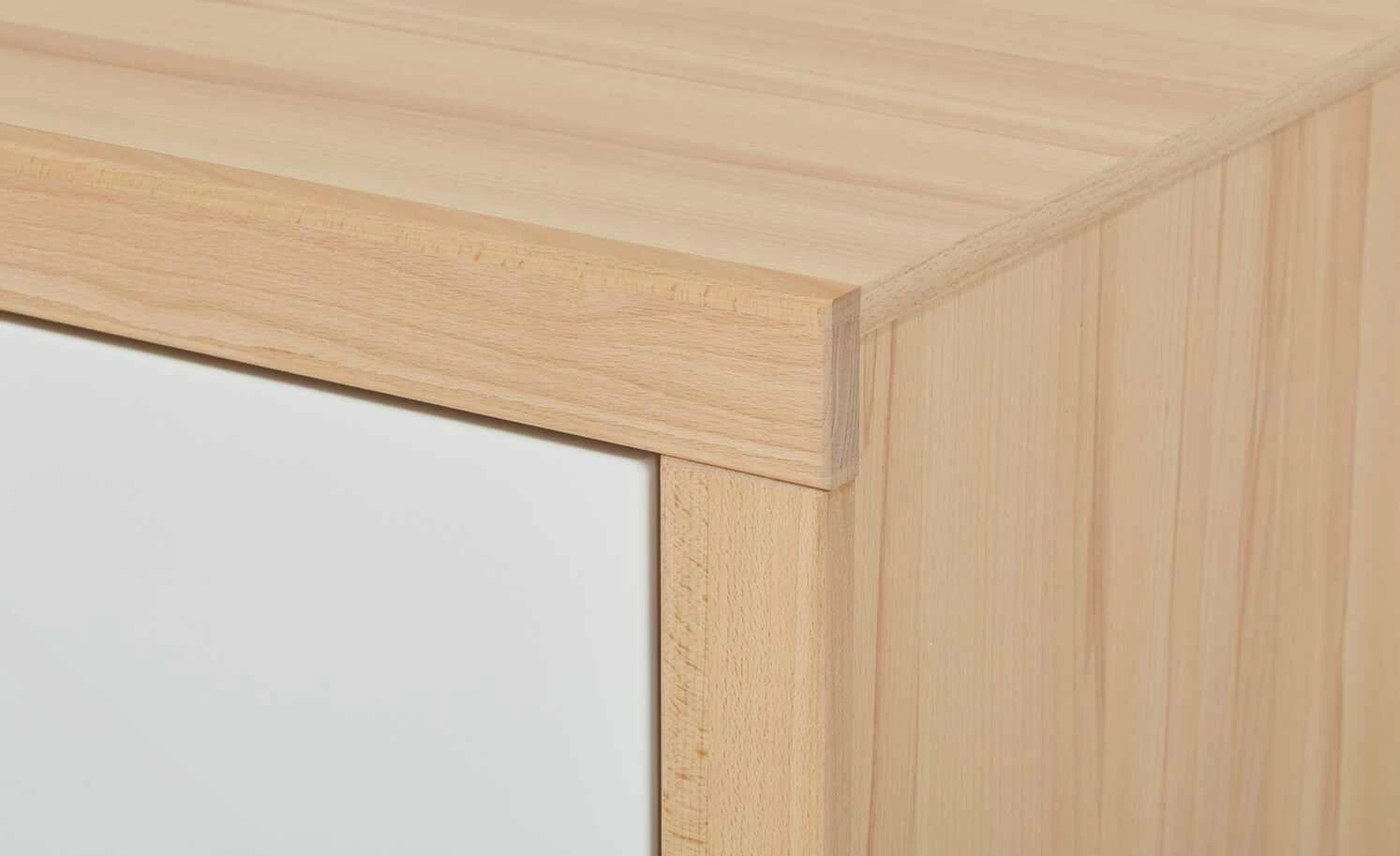 smart Kommode Oslo | Kernbuche (Nachbildung) / Weiß 9 smart Kommode Oslo | Kernbuche (Nachbildung) / Weiß – Bild 9