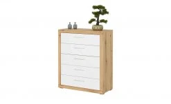 smart Kommode Oslo | Wildeiche (Nachbildung) / Weiß -Kommode & Sideboards Verkäufe 12108415 2 202006091003