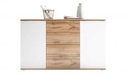 Kommode Rugby | Wildeiche (Nachbildung) / Weiß -Kommode & Sideboards Verkäufe 12109534 2 202202221234