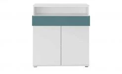 Highboard 2-türig Holly | Weiß / Petrol -Kommode & Sideboards Verkäufe 12115218 4 202003062237
