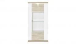 uno Hängevitrine Titan | Weiß / Eiche sägerau (Nachbildung) links Spotbeleuchtung 22 uno Hängevitrine Titan | Weiß / Eiche sägerau (Nachbildung) links Spotbeleuchtung -Kommode & Sideboards Verkäufe 12200199 11 202106091239