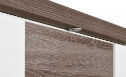 uno Hängevitrine Titan | Weiß / Eiche Trüffel (Nachbildung) links Spotbeleuchtung -Kommode & Sideboards Verkäufe 12200200 4 201811271502