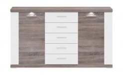 uno Sideboard Titan | Weiß / Eiche Trüffel (Nachbildung) -Kommode & Sideboards Verkäufe 12200266 4 201811271502