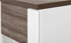 uno Vitrine Titan | Weiß / Eiche Trüffel (Nachbildung) links Spotbeleuchtung -Kommode & Sideboards Verkäufe 12200278 5 201811271502