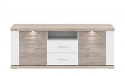 uno Lowboard Titan | Weiß / Eiche sägerau (Nachbildung) 151|cm -Kommode & Sideboards Verkäufe 12200302 3 202106091239