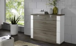 uno Kommode Titan | Weiß / Eiche Trüffel (Nachbildung)