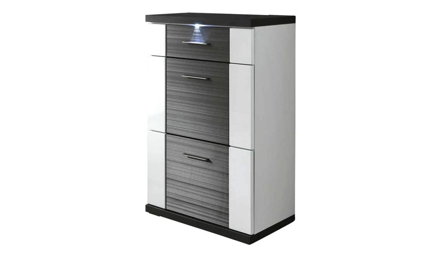 uno Kommode Titan | Weiß / Graphit (Nachbildung) 2 uno Kommode Titan | Weiß / Graphit (Nachbildung) – Bild 2