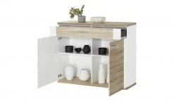 uno Kommode Titan | Weiß / Eiche sägerau (Nachbildung) -Kommode & Sideboards Verkäufe 12200321 4 202106091239