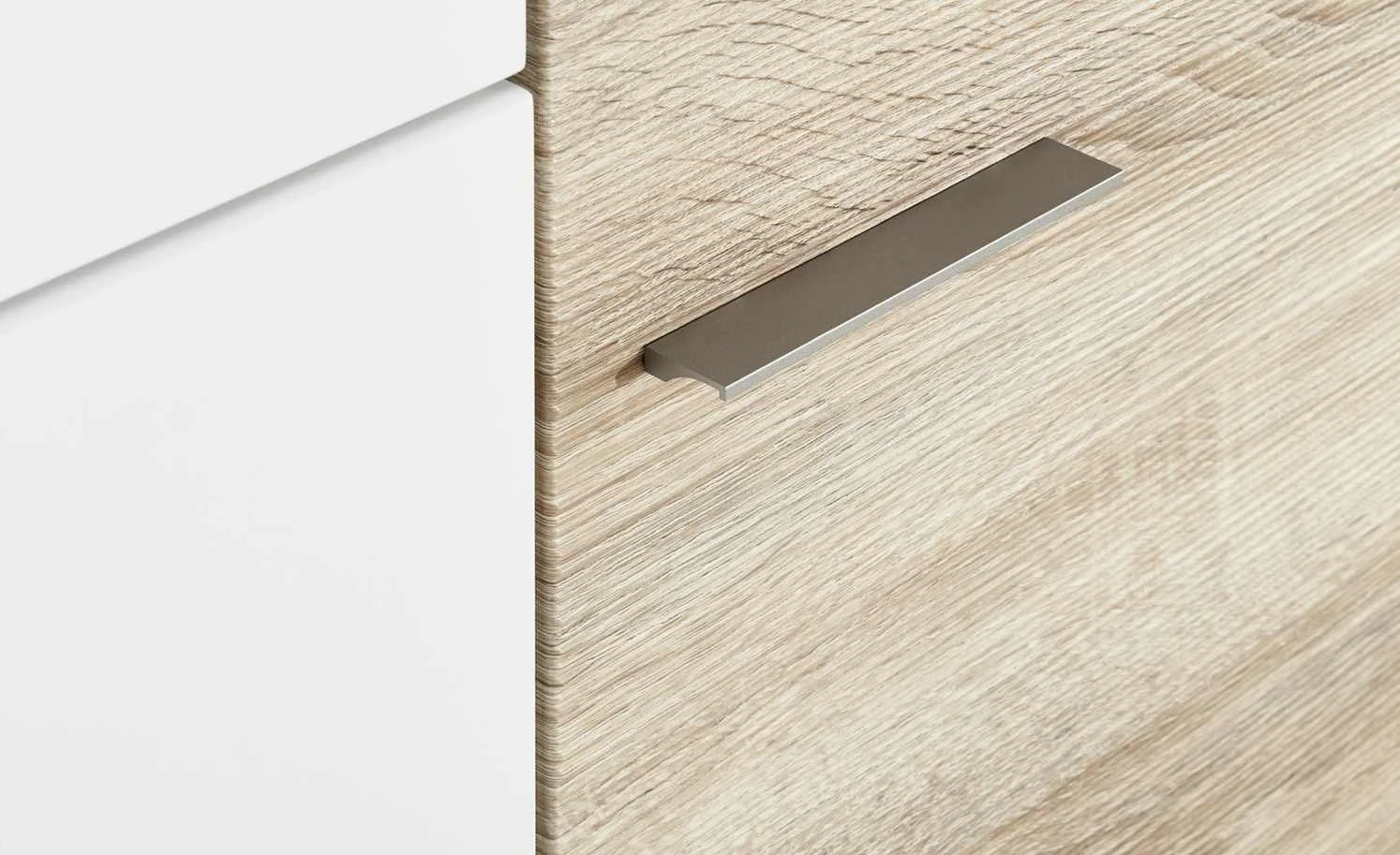 uno Sideboard Titan | Weiß / Eiche sägerau (Nachbildung) 12 uno Sideboard Titan | Weiß / Eiche sägerau (Nachbildung) – Bild 12