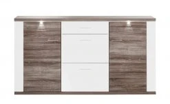 uno Sideboard Titan | Weiß / Eiche Trüffel (Nachbildung) -Kommode & Sideboards Verkäufe 12200326 2 201811271502
