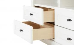 maison bleue TV-Element Petit Chalet | 119|cm Weiß / Graphit -Kommode & Sideboards Verkäufe 12200722 7 202206231234