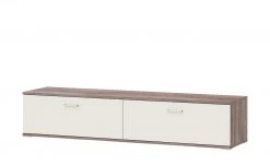 uno Lowboard Onyx | Vanille / Eiche Trüffel sägerau (Nachbildung)