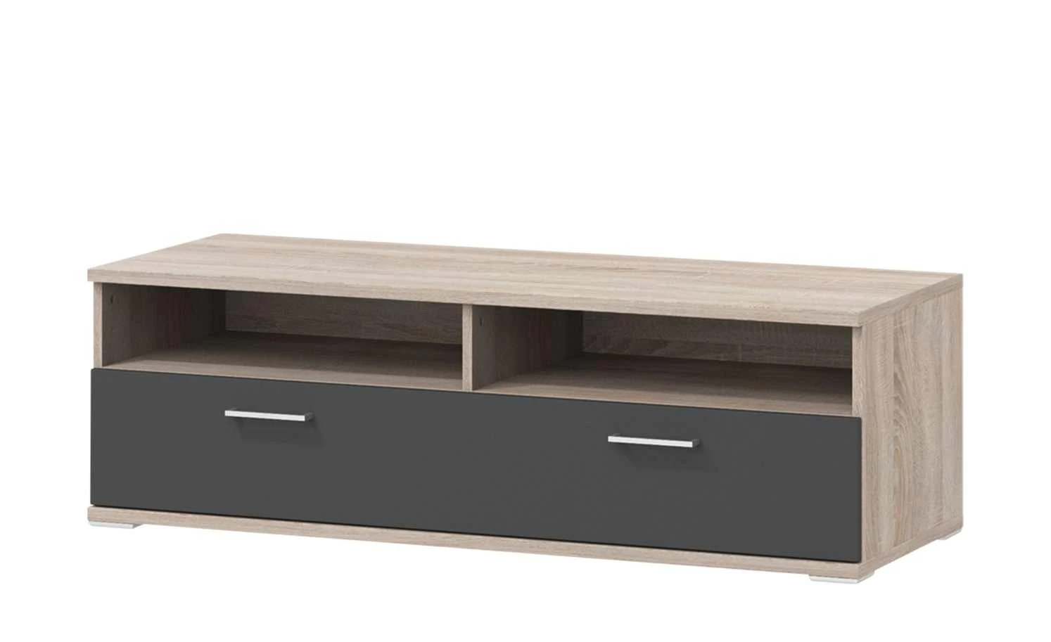 uno Lowboard Onyx | Graphitgrau / Eiche sägerau (Nachbildung) 1 uno Lowboard Onyx | Graphitgrau / Eiche sägerau (Nachbildung)