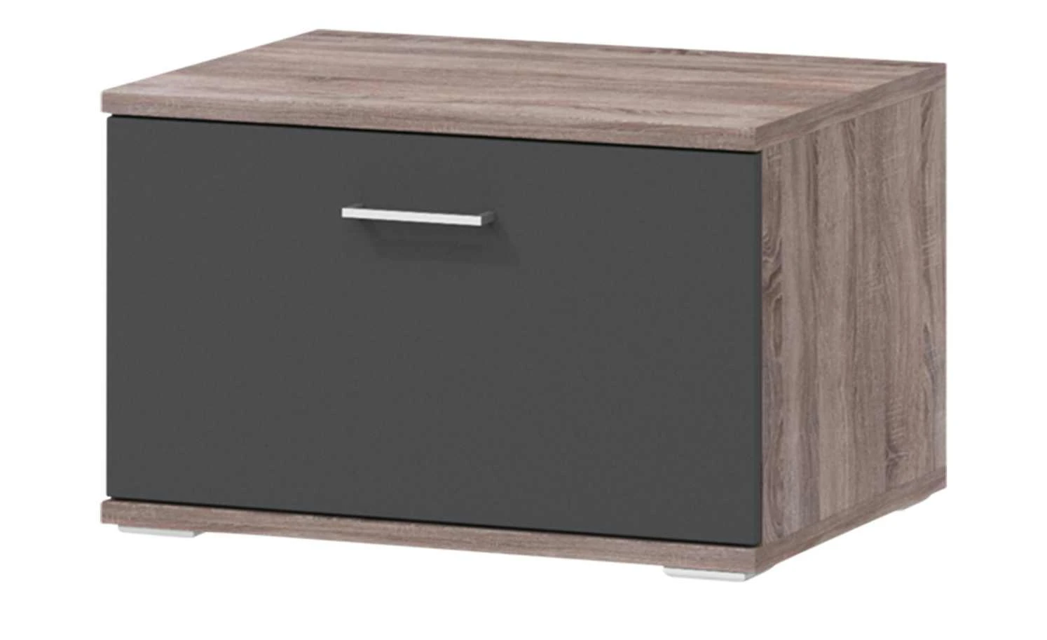 uno Lowboard Onyx | Graphitgrau / Eiche Trüffel sägerau (Nachbildung) 1 uno Lowboard Onyx | Graphitgrau / Eiche Trüffel sägerau (Nachbildung)