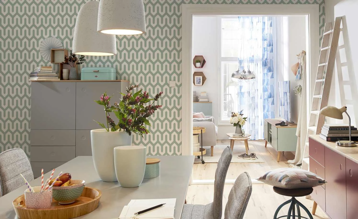 Roomers Highboard mit 3 Türen und 3 Schüben Scan | grau 5 Roomers Highboard mit 3 Türen und 3 Schüben Scan | grau – Bild 5