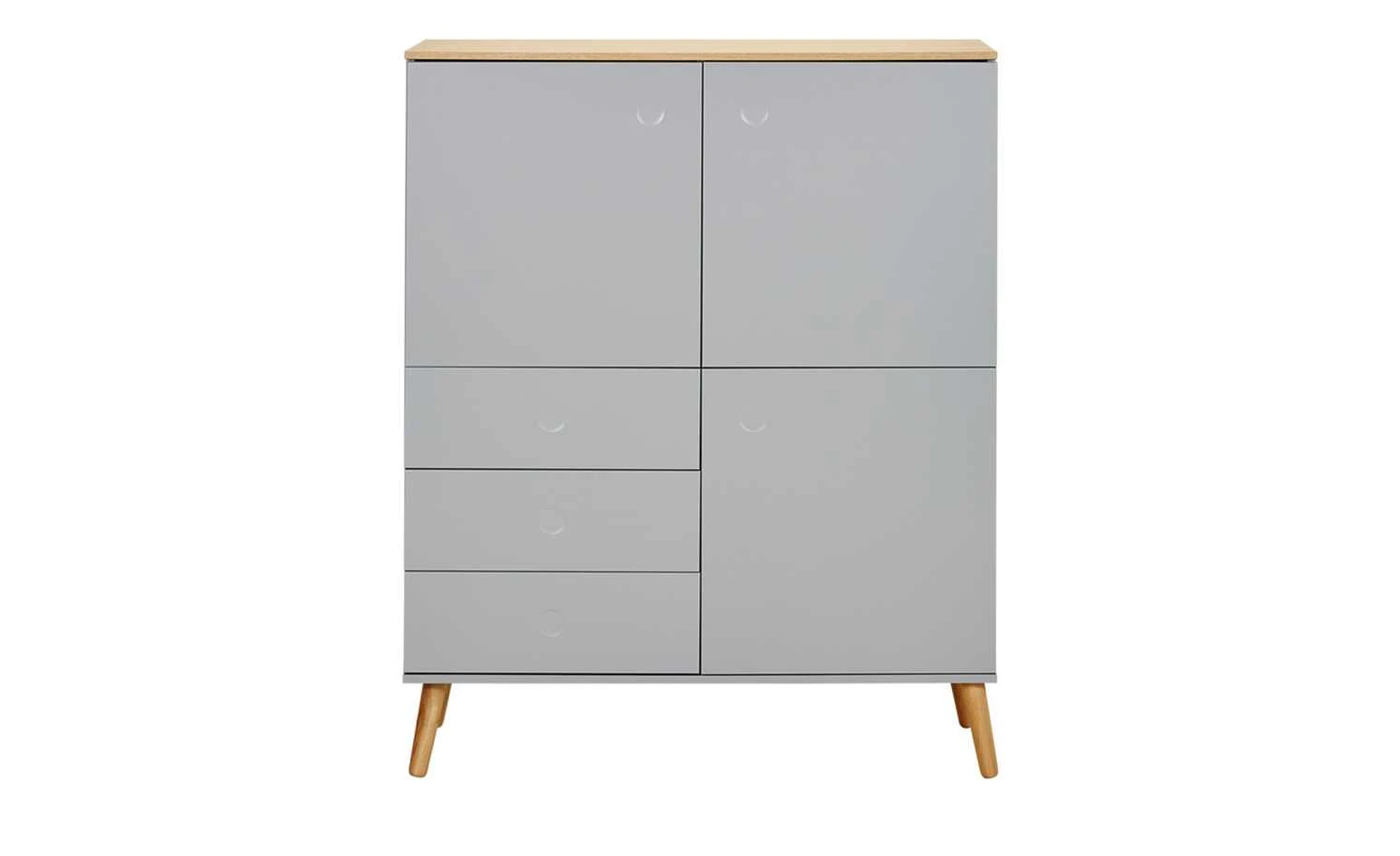 Roomers Highboard mit 3 Türen und 3 Schüben Scan | grau 7 Roomers Highboard mit 3 Türen und 3 Schüben Scan | grau – Bild 7