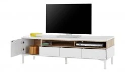 Roomers TV-Lowboard Case | Weiß / Eiche sägerau (Nachbildung) -Kommode & Sideboards Verkäufe 12202137 5 201901221121