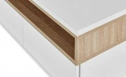 Roomers TV-Lowboard Case | Weiß / Eiche sägerau (Nachbildung) -Kommode & Sideboards Verkäufe 12202137 7 201901221121