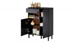 Roomers Highboard Case | Schwarzbraun / Walnuss (Nachbildung) -Kommode & Sideboards Verkäufe 12202140 6 201811271515