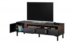 Roomers TV-Lowboard Case | Schwarzbraun / Walnuss (Nachbildung) -Kommode & Sideboards Verkäufe 12202142 8 201811271515