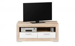 TV-Lowboard Fiesta | Eiche sägerau (Nachbildung) / Weiß -Kommode & Sideboards Verkäufe 12202227 4 201811271517