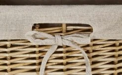 maison bleue Anrichte Petit Chalet | Weiß / Asteiche mit Flechtkörben -Kommode & Sideboards Verkäufe 12202628 8 202204041235