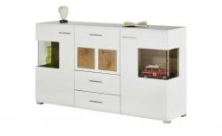 Sideboard Cortina | Weiß/ Eiche Altholz (Nachbildung) -Kommode & Sideboards Verkäufe 12203596 17 202106232232