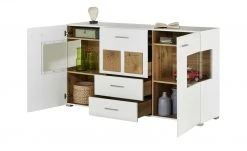 Sideboard Cortina | Weiß/ Eiche Altholz (Nachbildung) -Kommode & Sideboards Verkäufe 12203596 18 202106232232