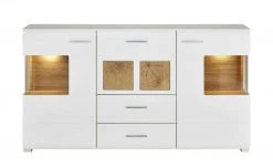 Sideboard Cortina | Weiß/ Eiche Altholz (Nachbildung) -Kommode & Sideboards Verkäufe 12203596 3 202106232232