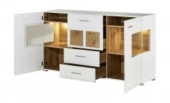 Sideboard Cortina | Weiß/ Eiche Altholz (Nachbildung) -Kommode & Sideboards Verkäufe 12203596 7 202106232232