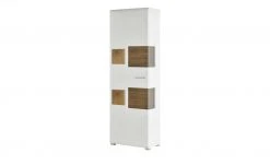 Vitrine Cortina | Weiß / Eiche Altholz (Nachbildung) -Kommode & Sideboards Verkäufe 12204468 1 201908222239