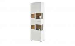 Vitrine Cortina | Weiß / Eiche Altholz (Nachbildung) -Kommode & Sideboards Verkäufe 12204468 2 201908222239